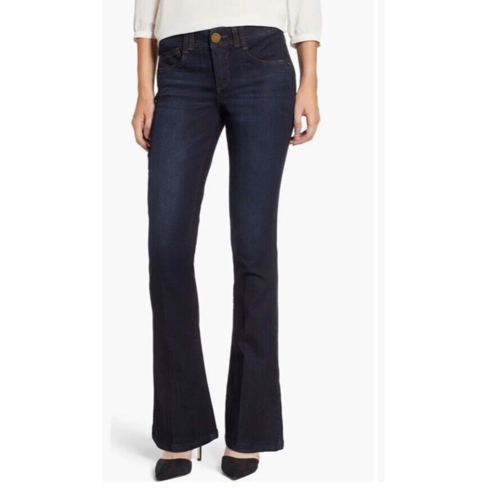 Women’s Wit and Wisdom “Ab”solution Itty bitty Bootcut jeans, Size 4